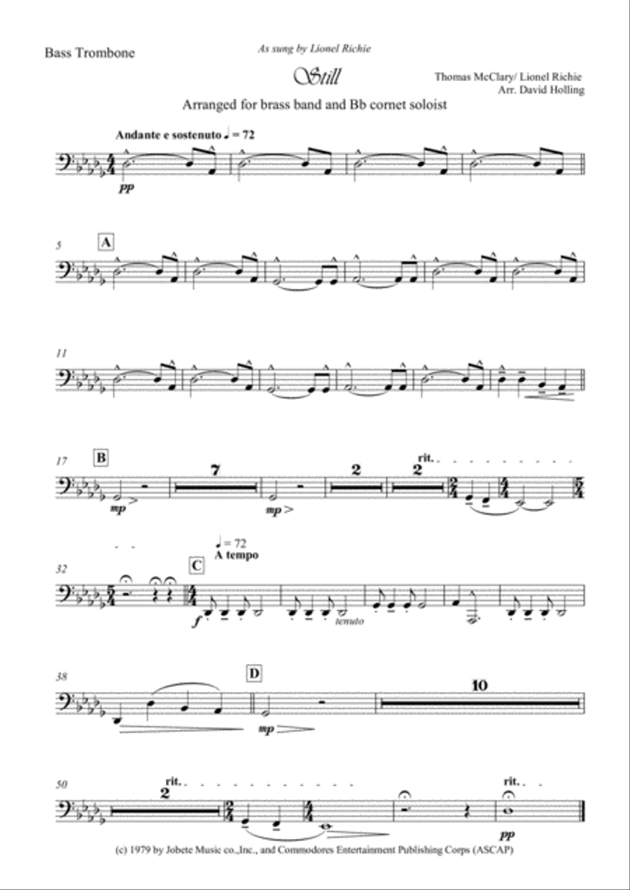 Still Still Brass Ensemble scores gallery preview page 2