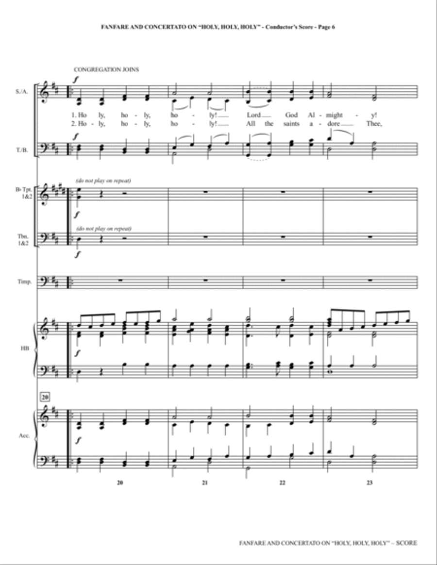 Fanfare and Concertato on 