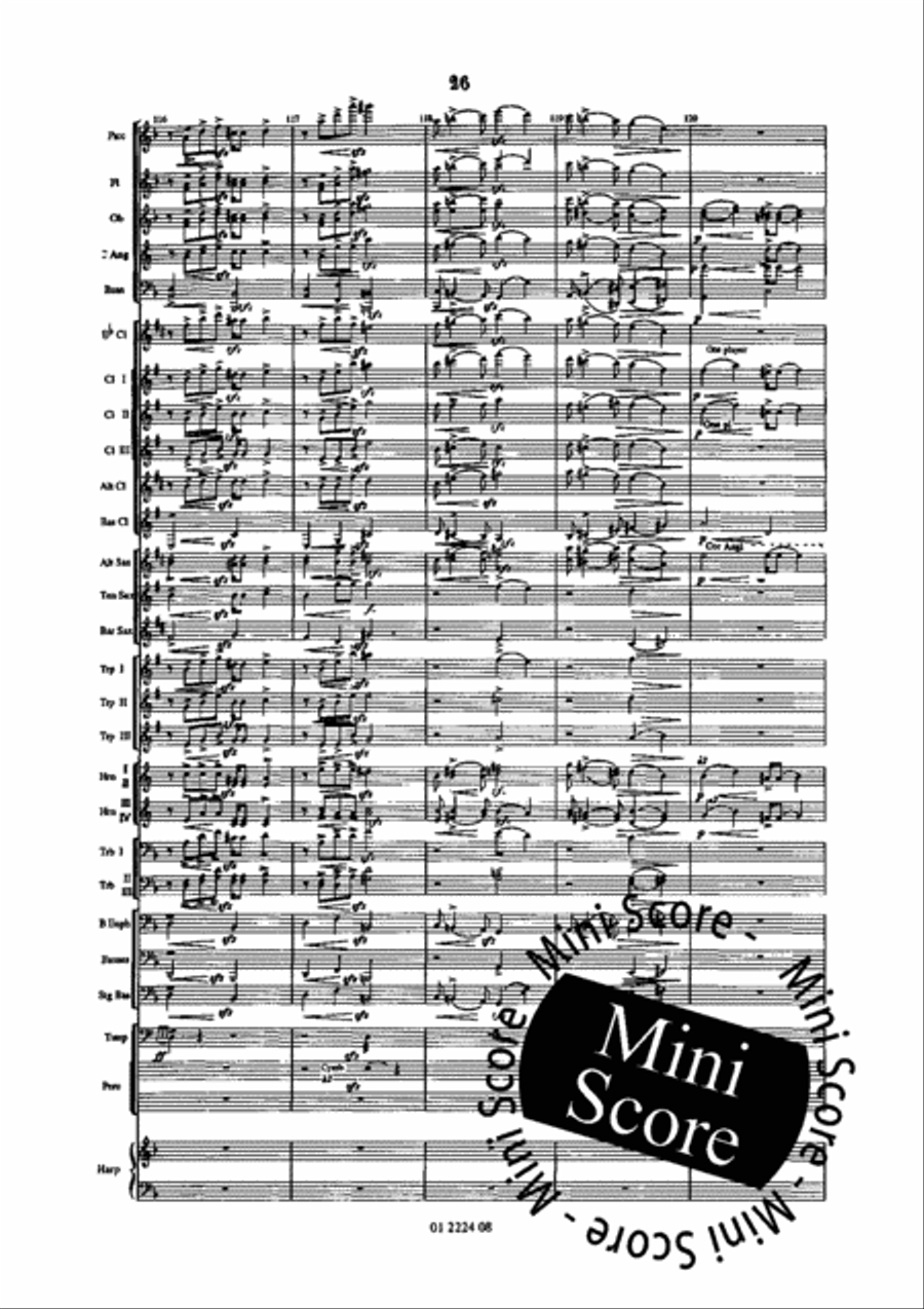 Sarka Overture Concert Band scores gallery preview page 30