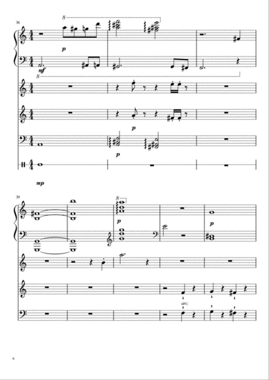 Pièce Small Ensemble scores gallery preview page 6