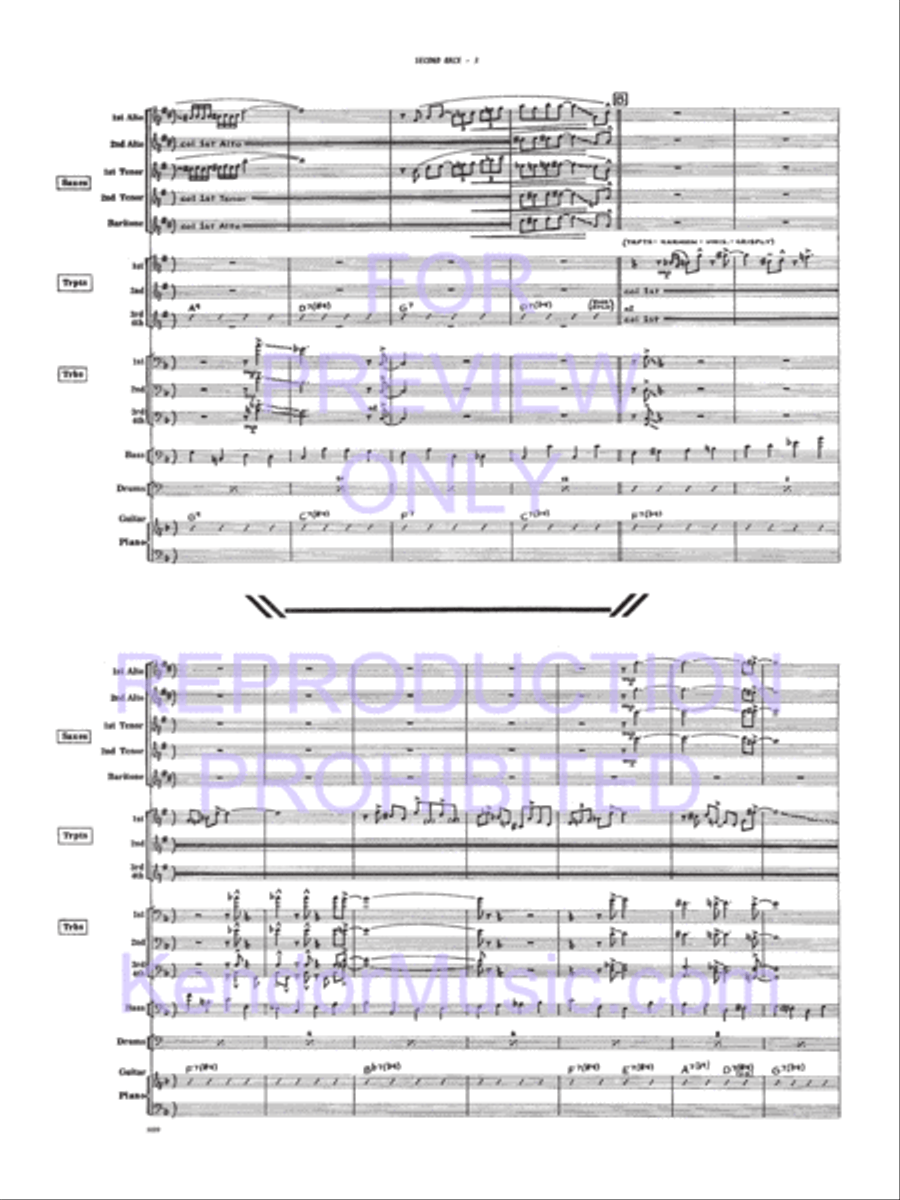 Second Race Jazz Ensemble scores gallery preview page 4