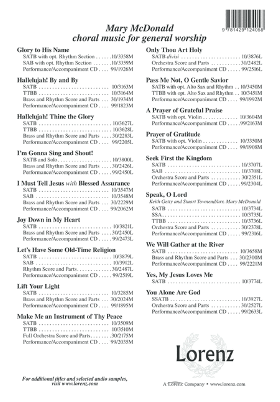 His Grace Will Lead Us Through TTBB scores gallery preview page 12