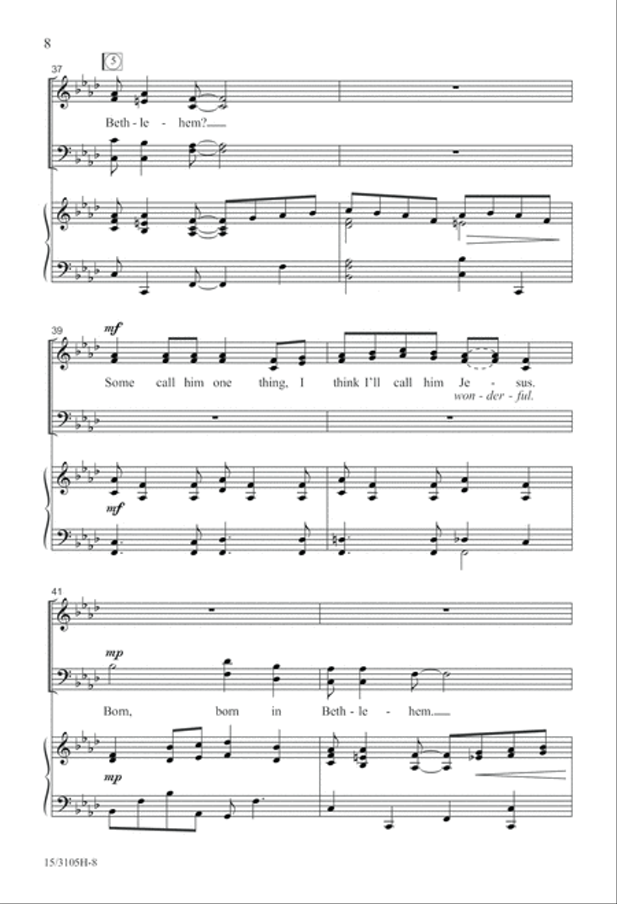 What You Gonna Call Your Pretty Little Baby? 4-Part scores gallery preview page 9