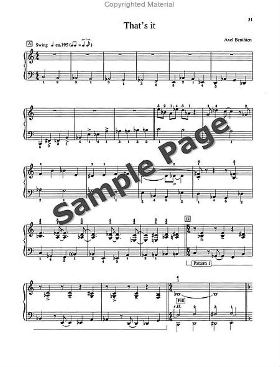 Keyboard On Stage Piano/cassette Piano scores gallery preview page 32