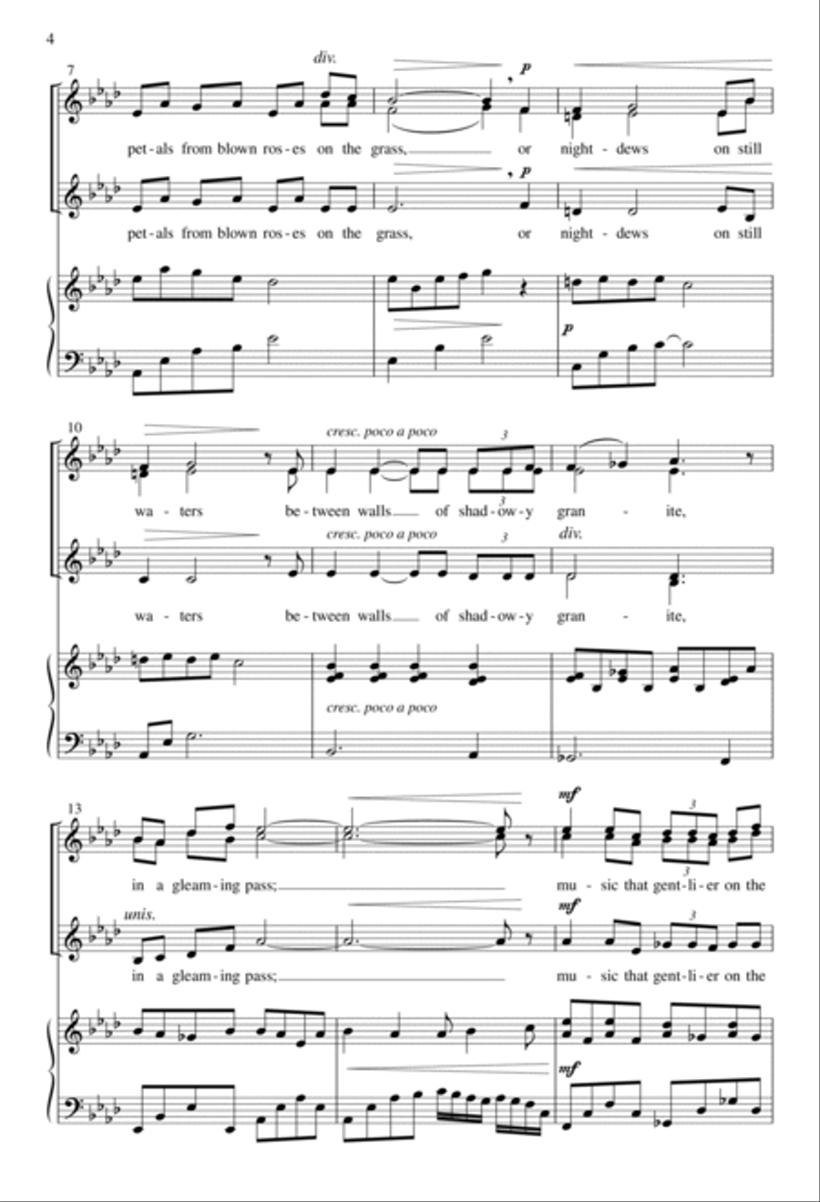 There Is Sweet Music Here SSAA scores gallery preview page 3