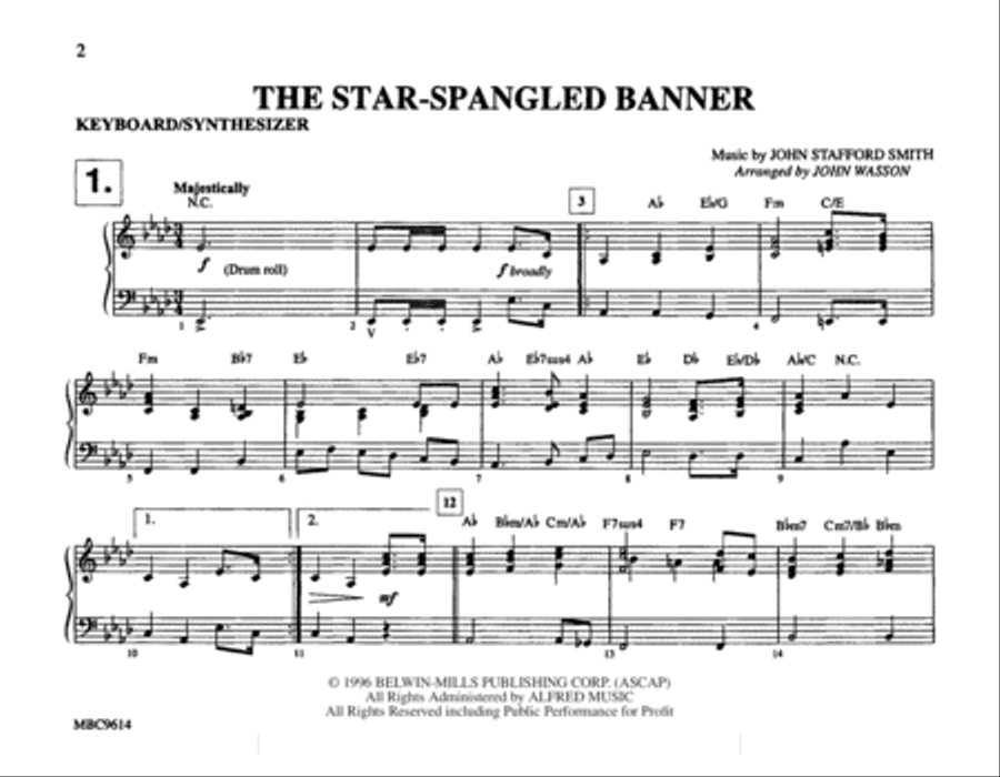 Combo Blasters for Pep Band (Keyboard/Synthesizer) Pep Band scores gallery preview page 3