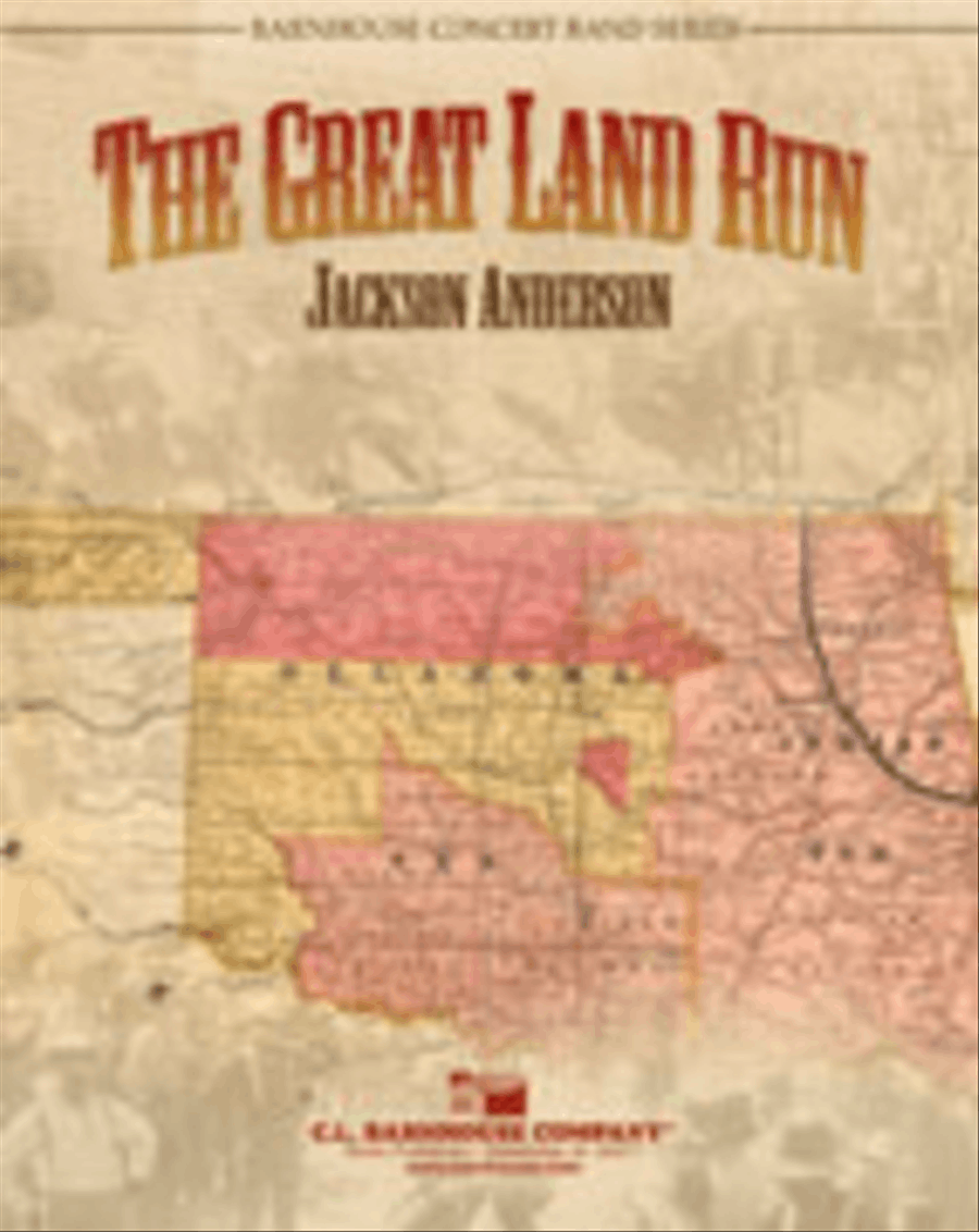 The Great Land Run Concert Band scores gallery preview page 1