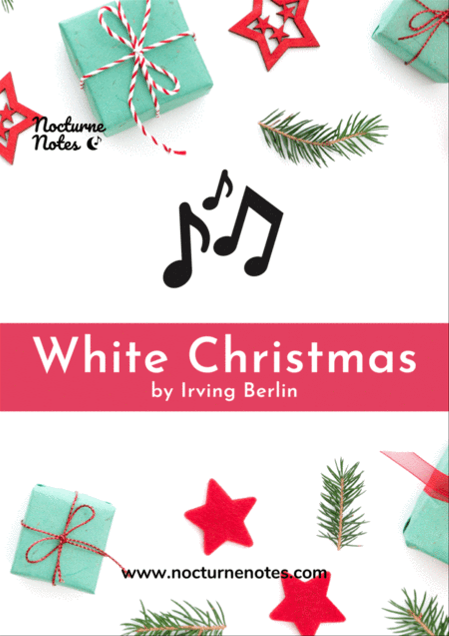 White Christmas Easy Piano scores gallery preview page 1