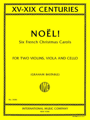 Book cover for Noel! Six French Christmas Carols