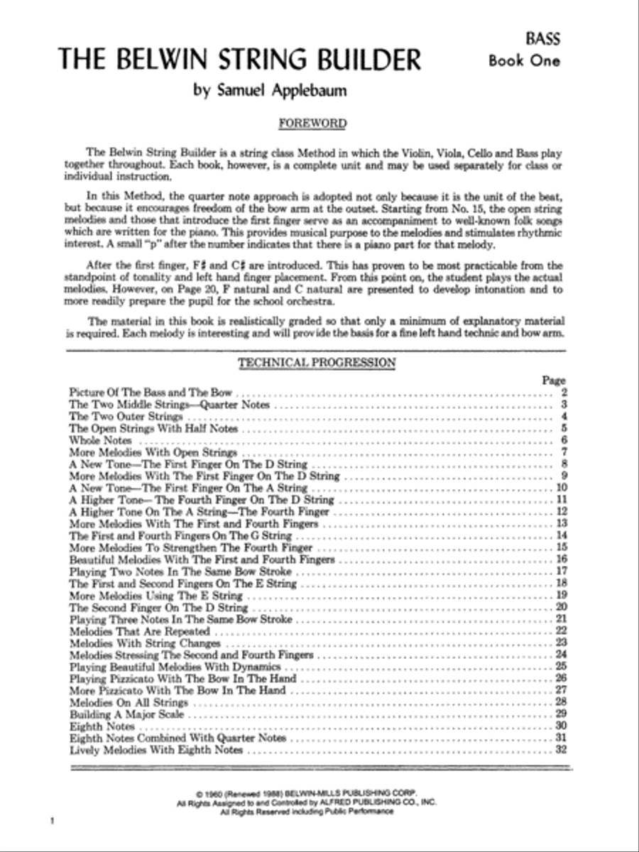 String Builder, Book 1 Chamber Orchestra scores gallery preview page 2