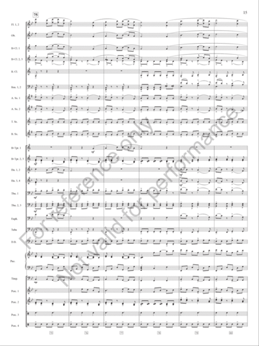 How Sweet The Sound How Sweet The Sound Concert Band scores gallery preview page 16