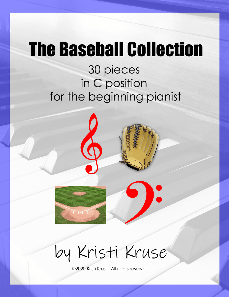 The Baseball Collection - Easy Piano Solo - 30 pieces in C position Easy Piano scores gallery preview page 1