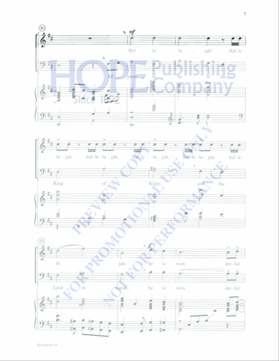 Revelation 19 Revelation 19 4-Part scores gallery preview page 7