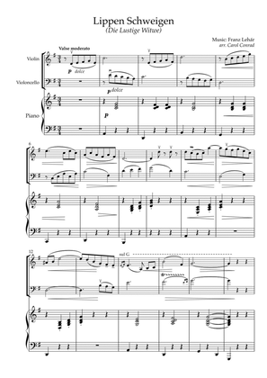 Lippen Schweigen, The Merry Widow Waltz for piano trio