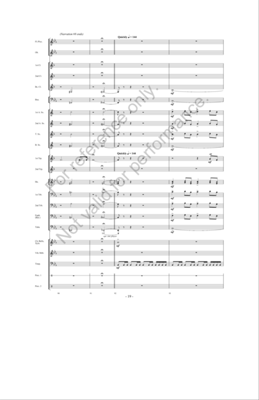 Ask Not Concert Band scores gallery preview page 18
