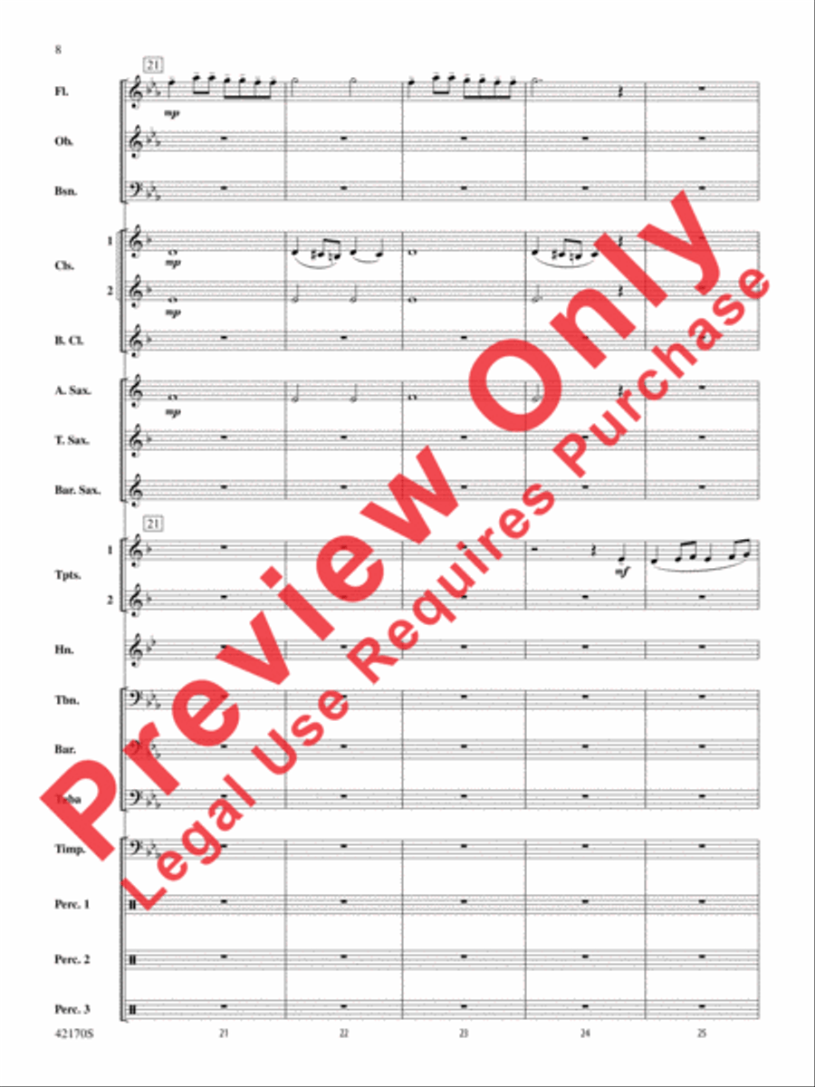Bushido Bushido Concert Band scores gallery preview page 8