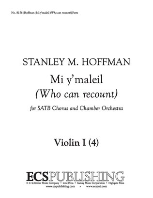 Mi y'maleil (Who can recount) (Chamber Orchestra Parts)