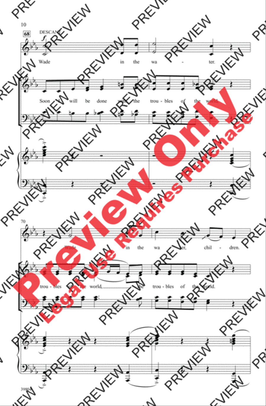 Trouble! - SoundTrax CD (CD only) Choir scores gallery preview page 10