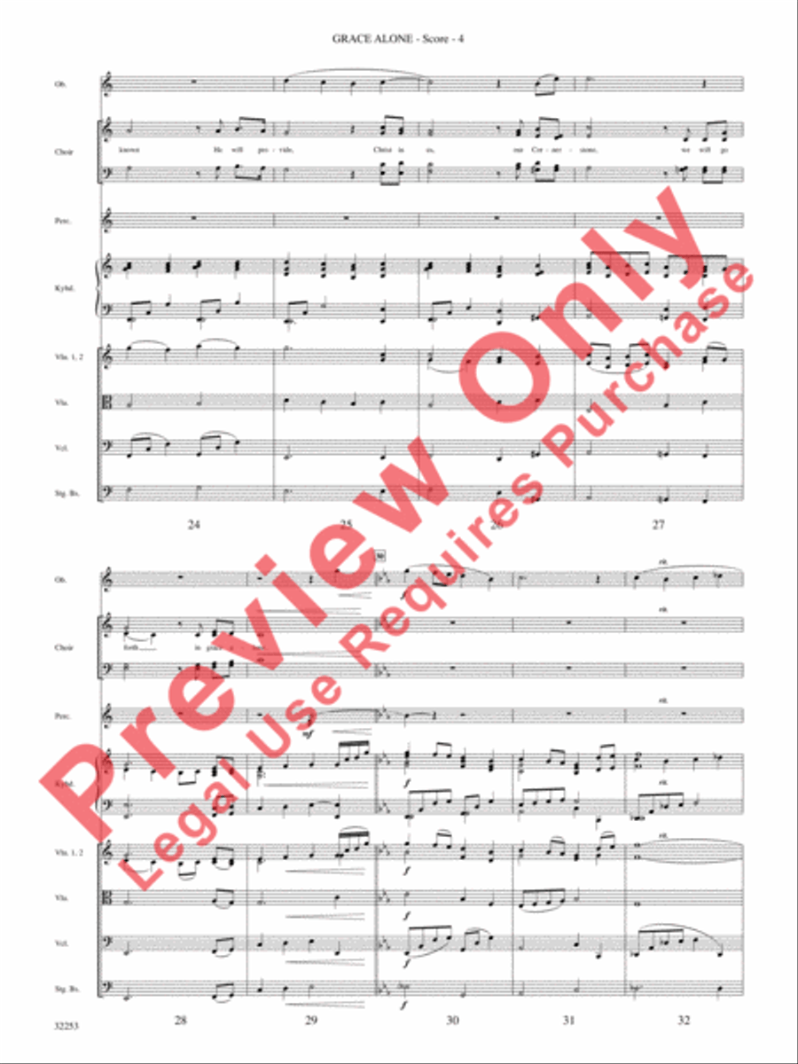 Grace Alone Grace Alone Choir scores gallery preview page 5