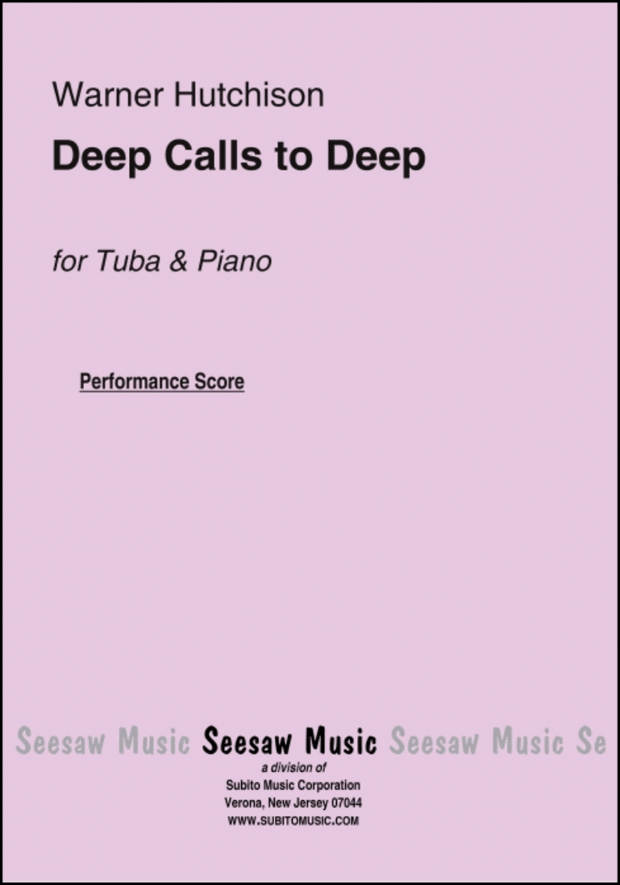 Deep Calls to Deep Duo Tuba scores gallery preview page 1