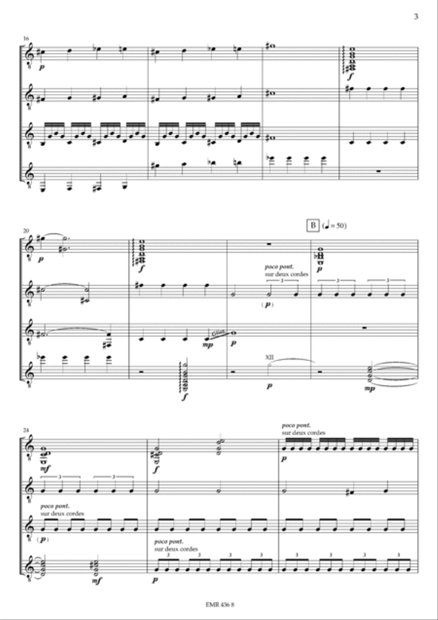 Soft watches pour quatuor de guitares (musique a caractere pedagogique) School and Community scores gallery preview page 4