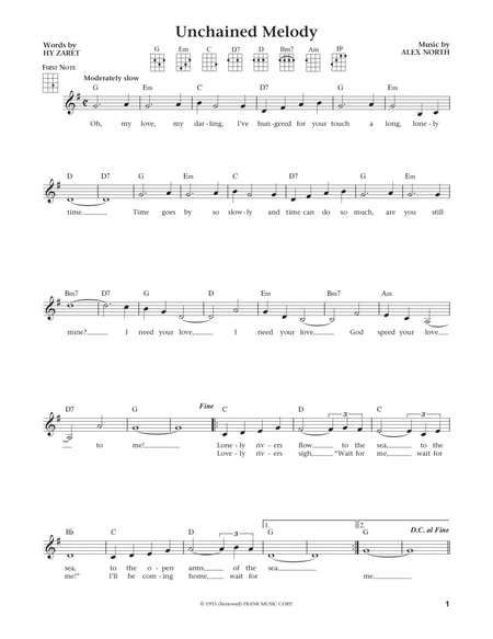 Unchained Melody (from The Daily Ukulele) (arr. Liz and Jim Beloff)