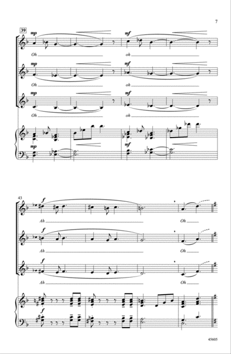 Who Has Seen the Wind? Choir scores gallery preview page 6