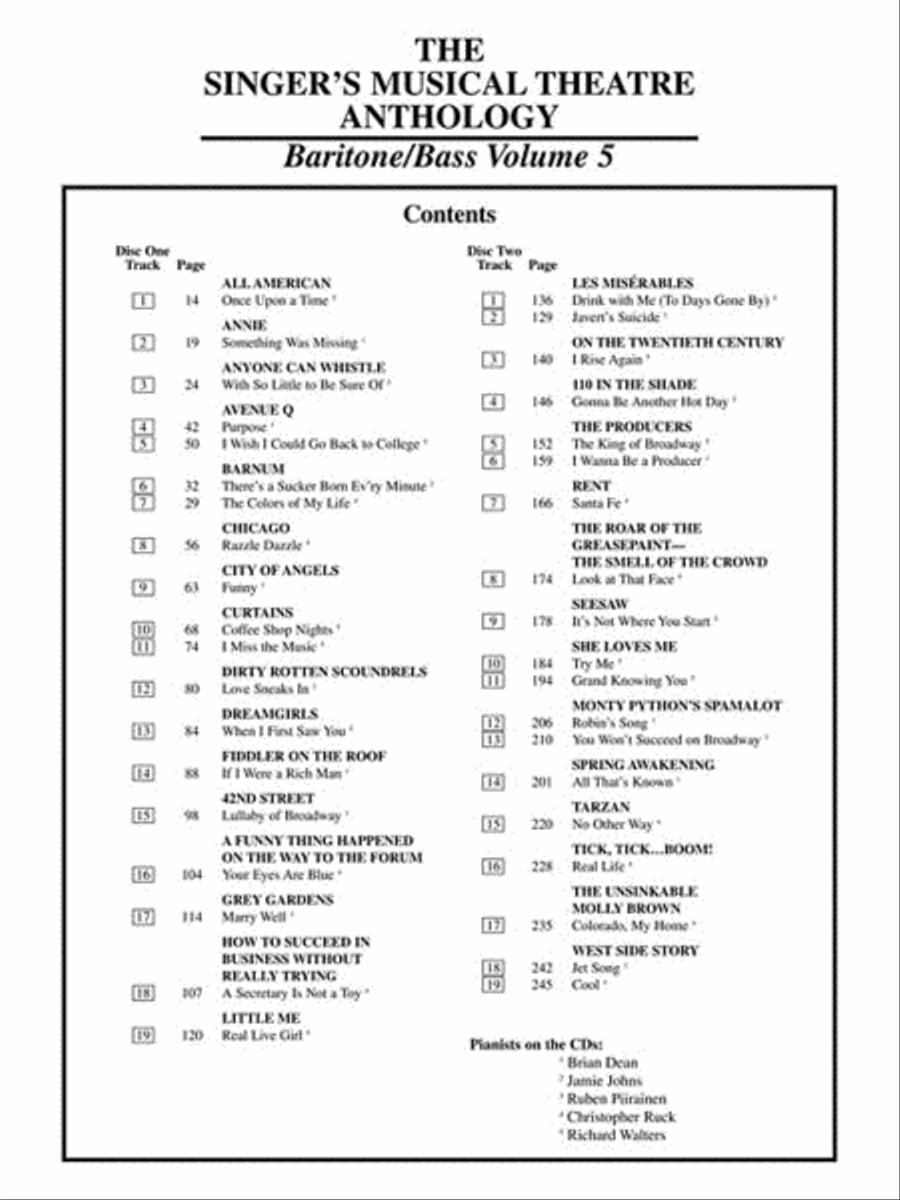 Singer's Musical Theatre Anthology – Volume 5 Baritone Voice scores gallery preview page 5