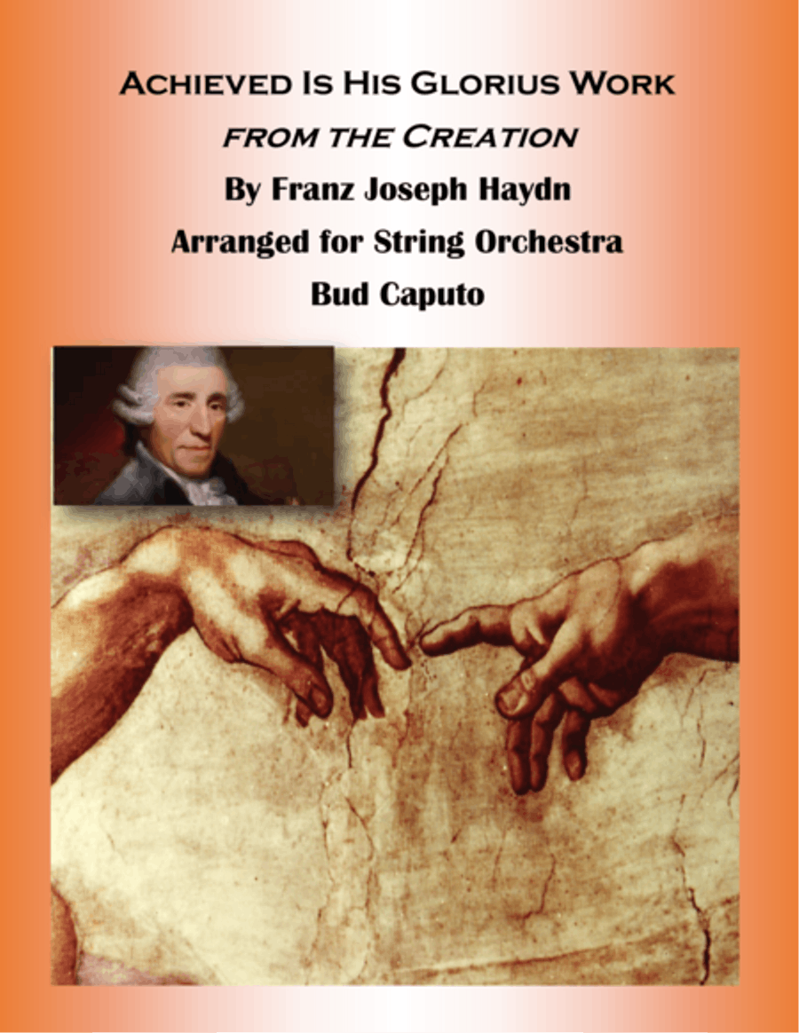 Achieved HIs Glorius Work for String Orchestra Score and Parts