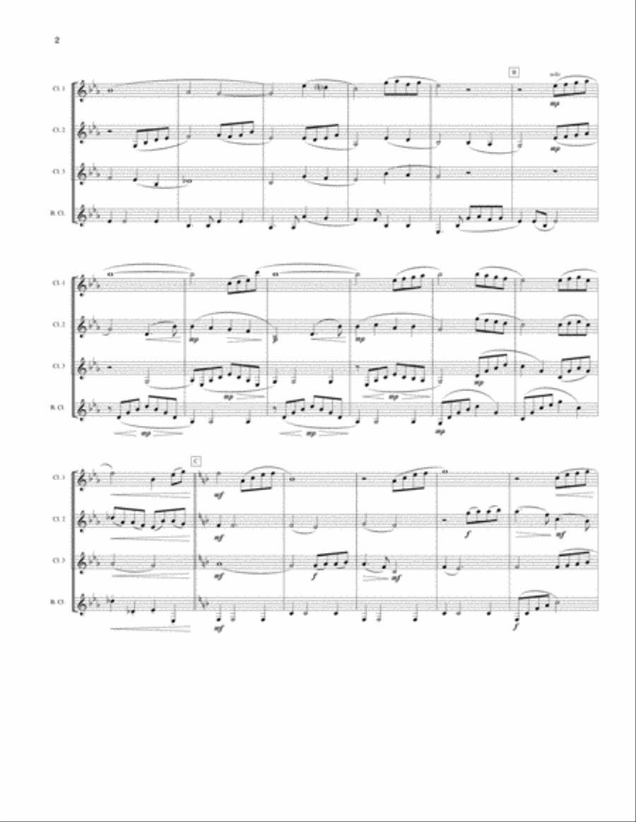 Beauty And The Beast Beauty And The Beast Woodwind Ensemble scores gallery preview page 3