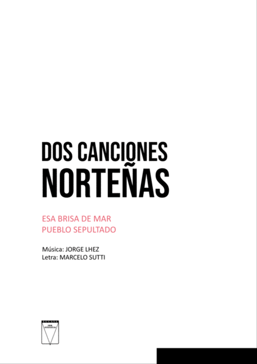 Dos canciones norteñas Dos canciones norteñas Voice scores gallery preview page 3