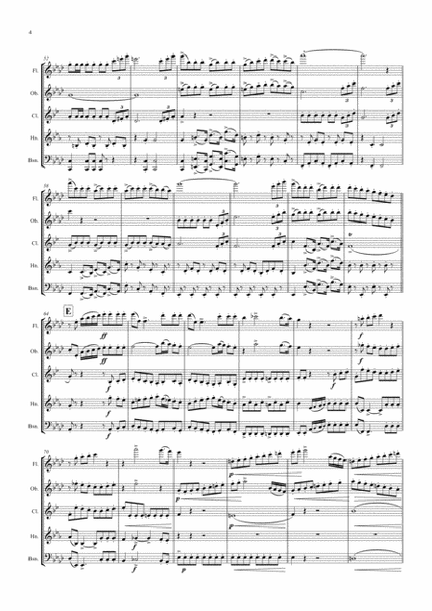 The Barber of Seville ( F ) - Overture - Wind Quintet image number null
