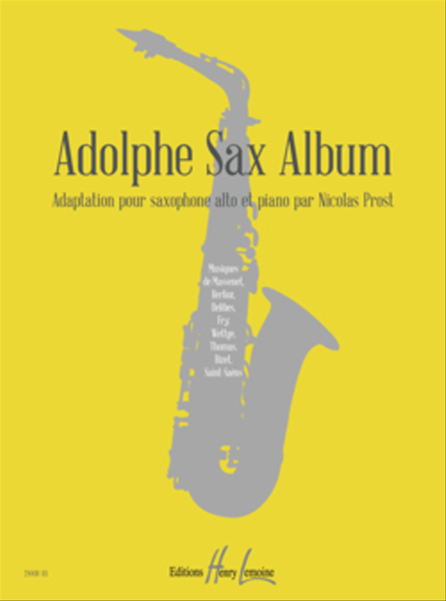 Adolphe Sax Album Piano Accompaniment scores gallery preview page 1