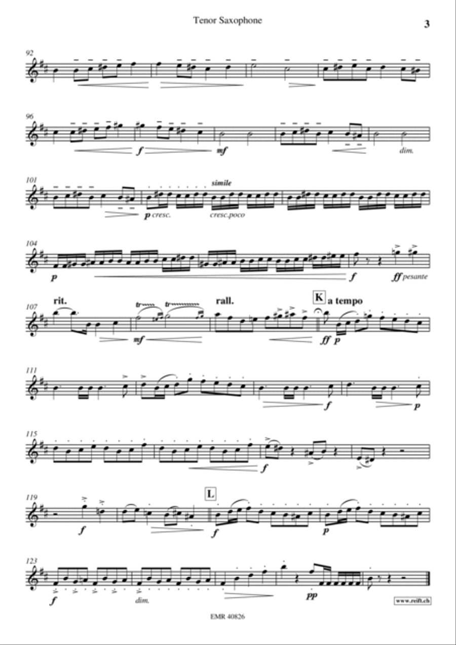 Konzert-Etude Tenor Saxophone scores gallery preview page 4