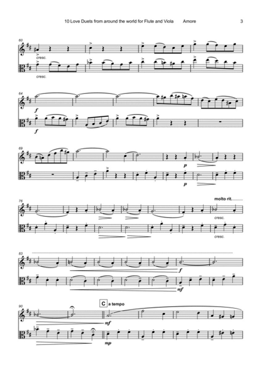 10 Love Duets for Flute and Viola
