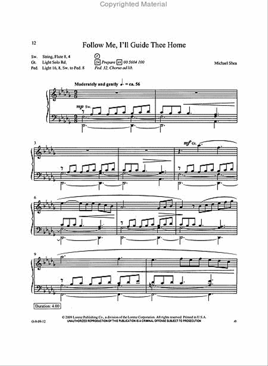 Easy Organ Library, Vol. 48 Organ Solo scores gallery preview page 3