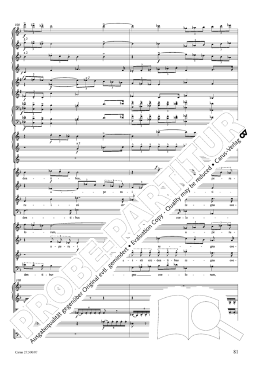 Quattro pezzi sacri Orchestra scores gallery preview page 82