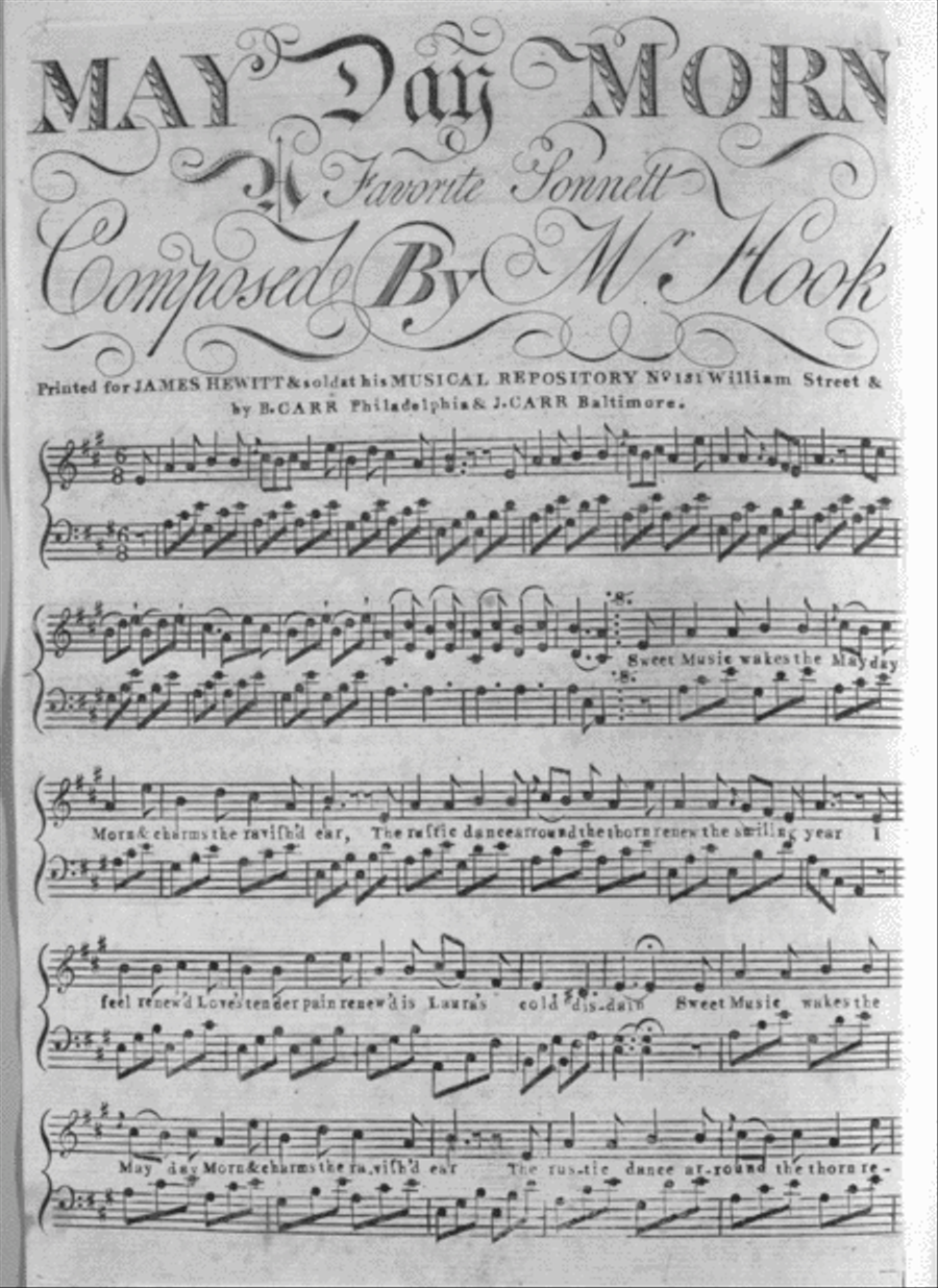 May Day Morn. A Favorite Sonnet Voice scores gallery preview page 1