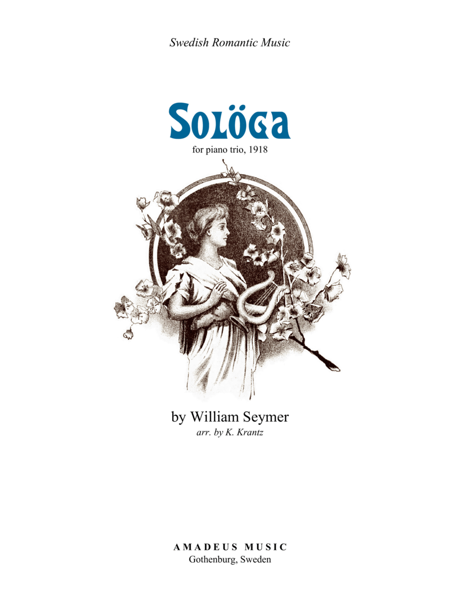 Solöga for piano trio Piano Trio scores gallery preview page 1