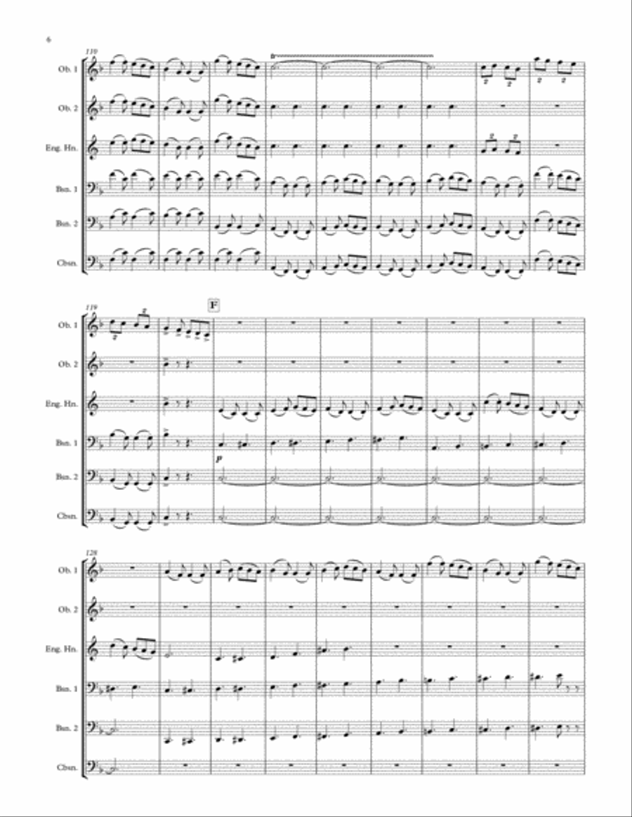 Fantasia on the "Dargason" from Second Suite in F (for Double Reed Choir) image number null