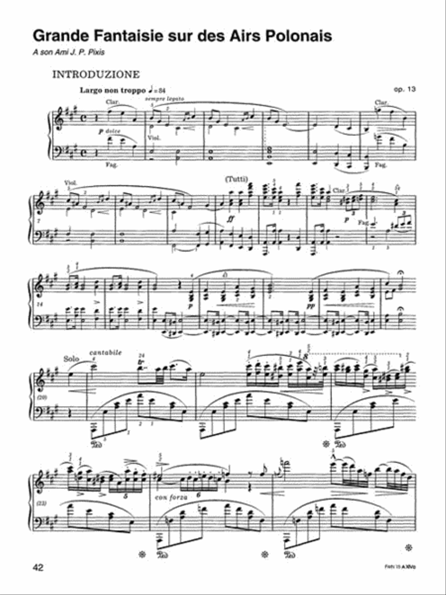 Concert Works for Piano and Orchestra Piano Solo scores gallery preview page 2