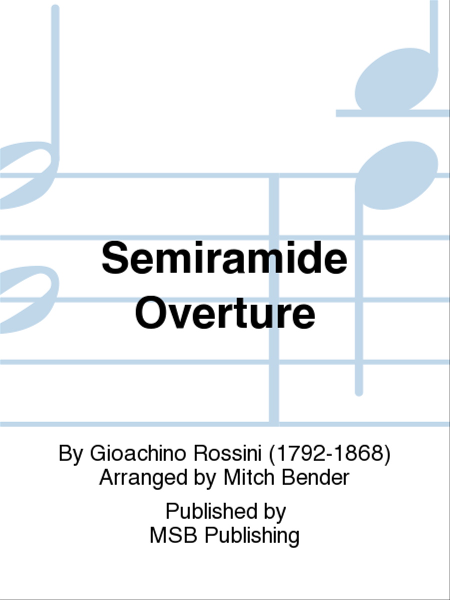 Semiramide Overture Concert Band scores gallery preview page 1