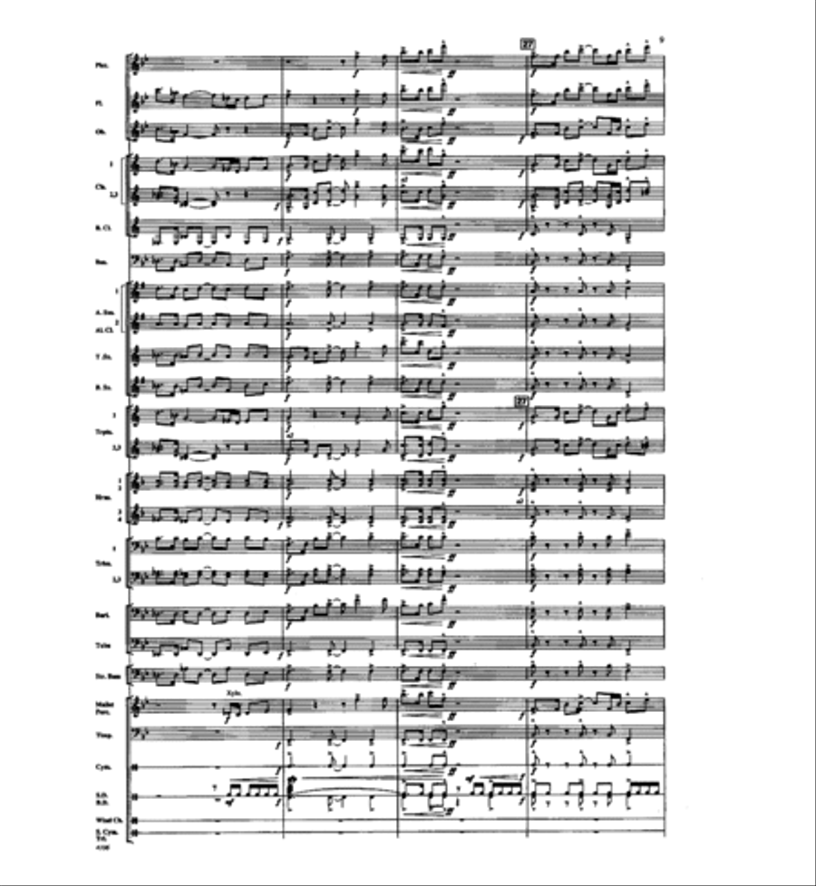 Of A Distant Star Concert Band scores gallery preview page 8