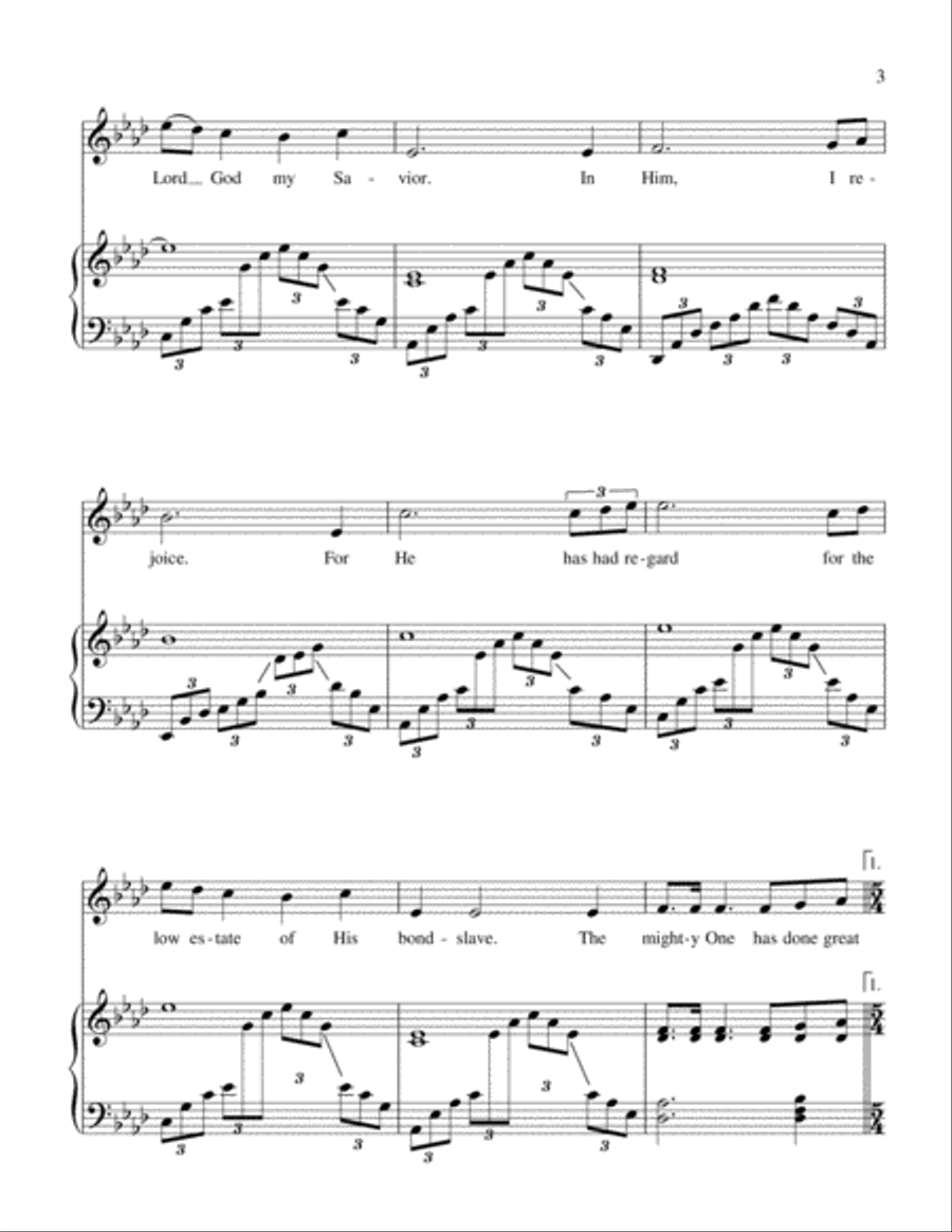 MARY'S SONG Soprano Voice scores gallery preview page 3