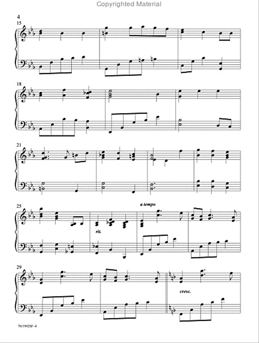 Merry Christmas and a Happy New Year! Piano Solo scores gallery preview page 4