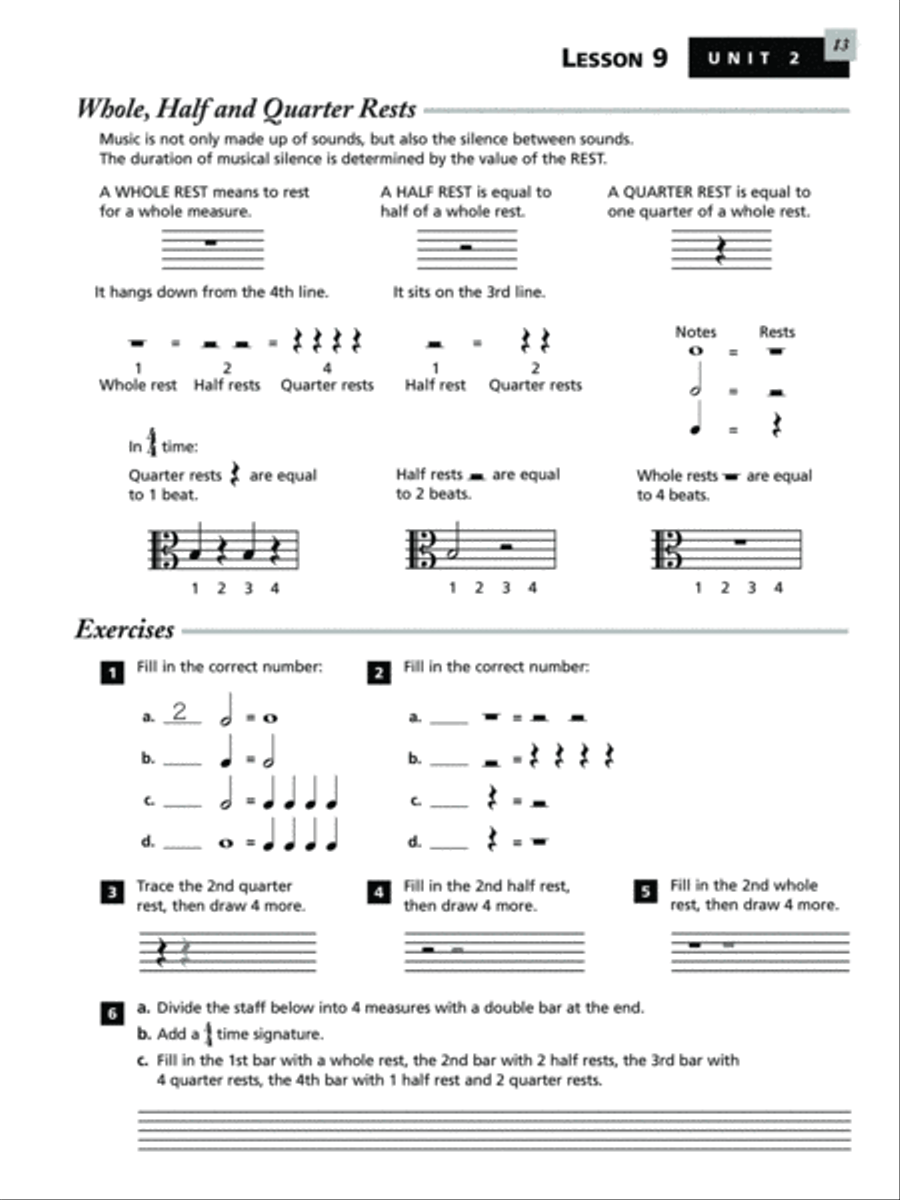 Alfred's Essentials of Music Theory Viola scores gallery preview page 5