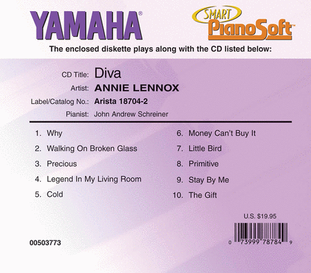 Annie Lennox - Diva - Piano Software