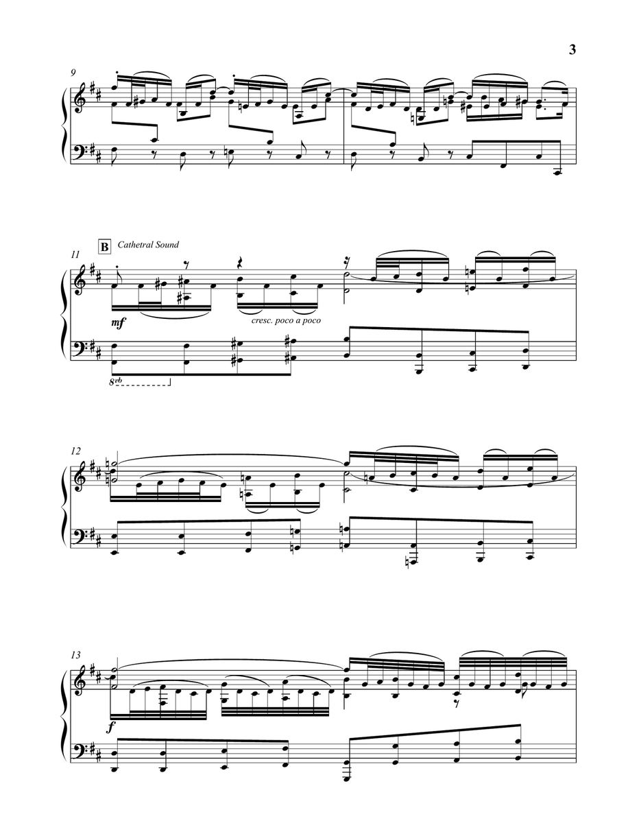 Andante - Organ Sonata No. 4, BWV 528: II. Andante (Transcr. Stradal) as played by Víkingur Ólafsson Organ scores gallery preview page 4