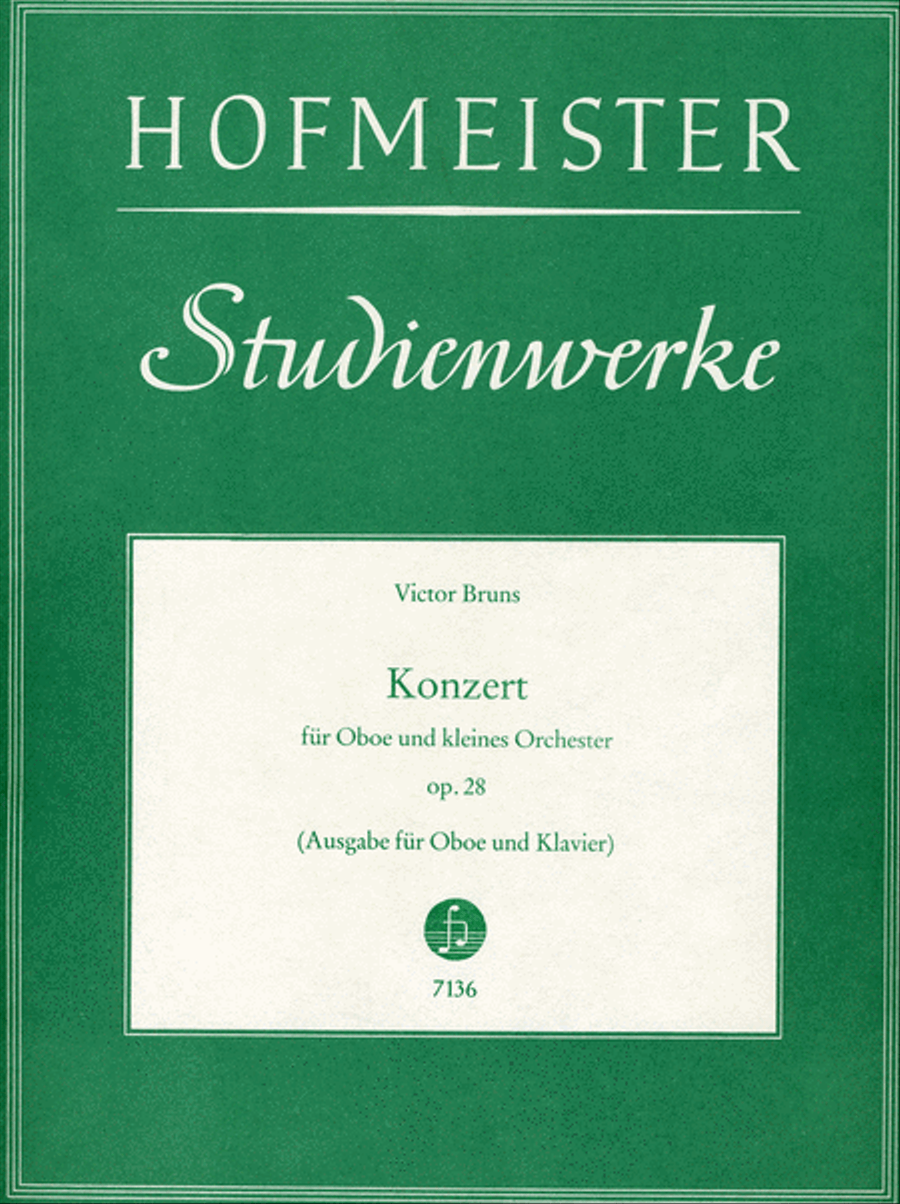 Konzert fur Oboe und kleines Orchester op. 28/ KlA