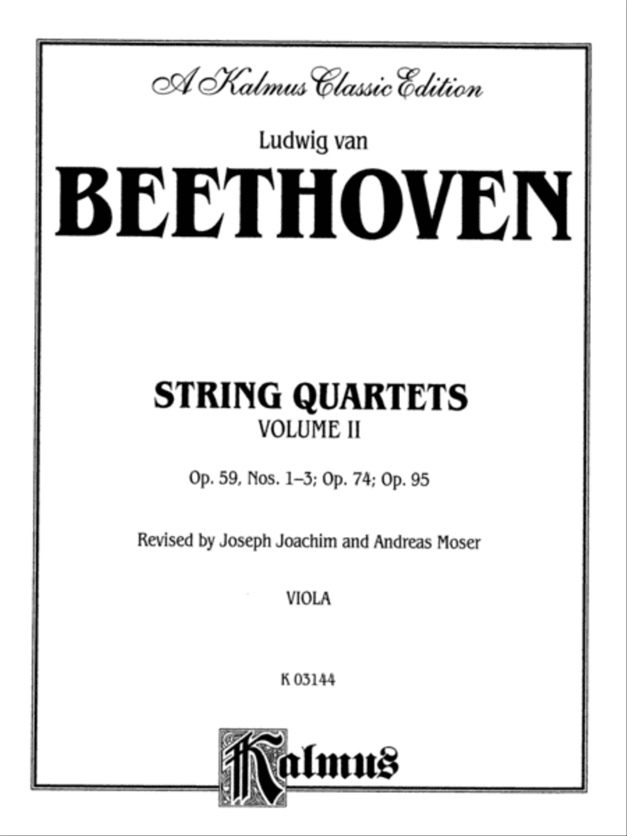 String Quartets, Volume 2